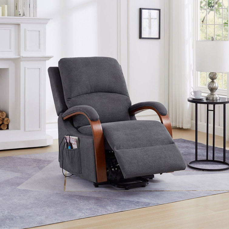 Power Lift Recliner Chair Sofa Electric Message Chair Soft Fabric